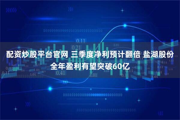 配资炒股平台官网 三季度净利预计翻倍 盐湖股份全年盈利有望突破60亿